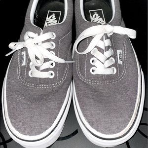 Grey Lace Up Vans • Women’s Size 8.5